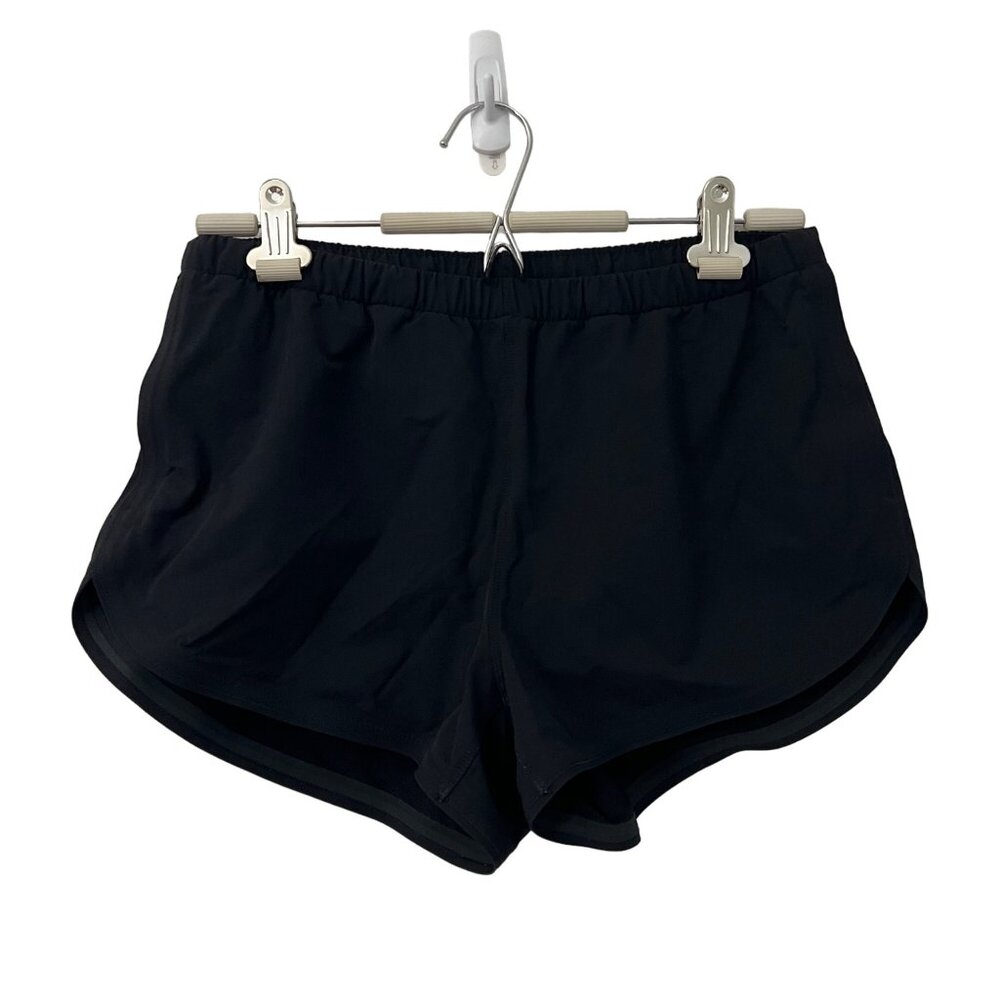 Outdoor Voices Black Nylon Outdoor Running Shorts Womens Size Medium